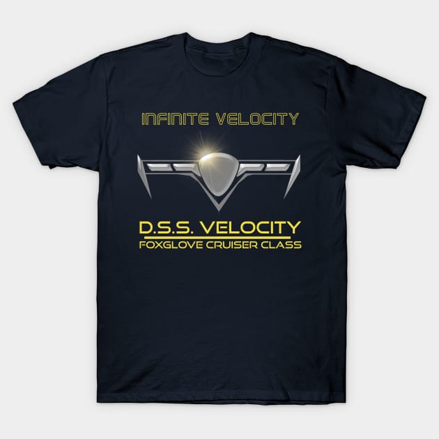 Infinite Velocity (Silver) T-Shirt by ColinCarlton